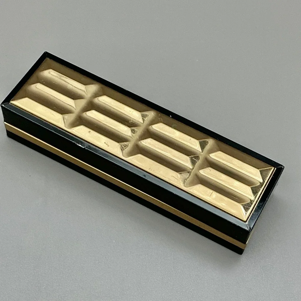 Swank Cufflinks Mens Gold Tone Initial B Monogram Square Vintage Set 0.75 In